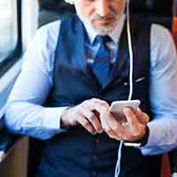 Passenger on public transport